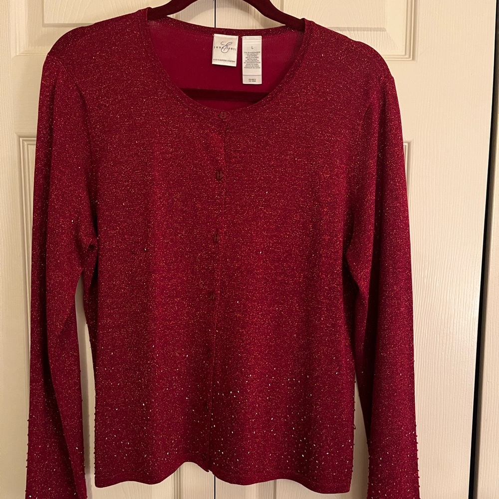 Liz Claiborne Red Suéter